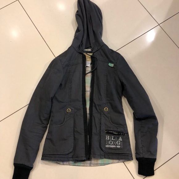 Billabong Jackets & Blazers - Billabong Grey Jacket Size XSmall